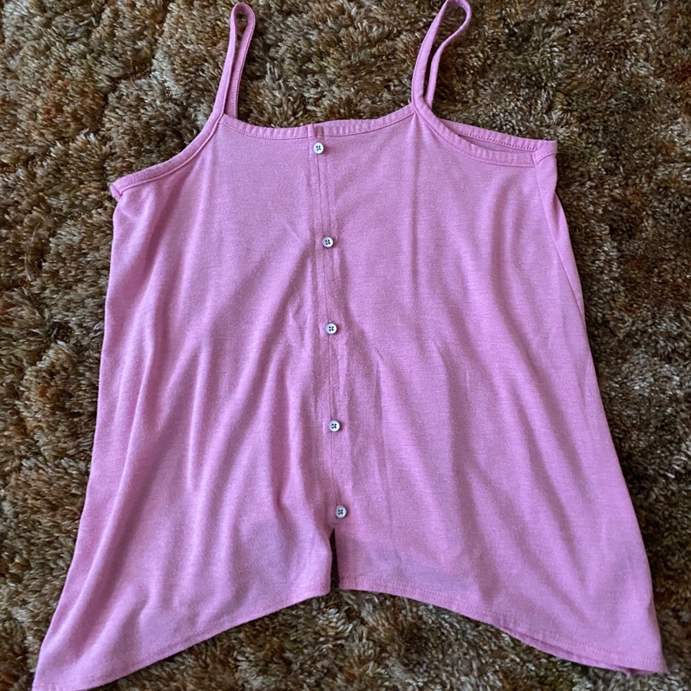 mauve tank top